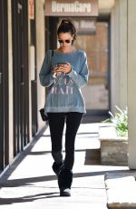 ALESSANDRA AMBROSIO Arrives at a Spa in Los Angeles 02/07/2020