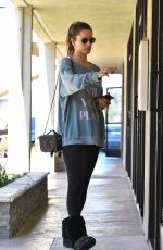 ALESSANDRA AMBROSIO Arrives at a Spa in Los Angeles 02/07/2020