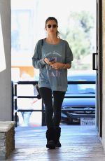 ALESSANDRA AMBROSIO Arrives at a Spa in Los Angeles 02/07/2020