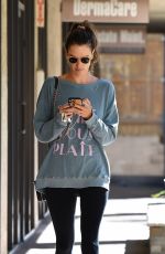 ALESSANDRA AMBROSIO Arrives at a Spa in Los Angeles 02/07/2020