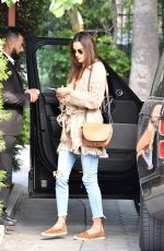 ALESSANDRA AMBROSIO Arrives at Meeting in Beverly Hills 02/03/2020