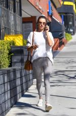 ALESSANDRA AMBROSIO Arrives at Pilates Class in Los Angeles 02/11/2020