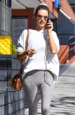 ALESSANDRA AMBROSIO Arrives at Pilates Class in Los Angeles 02/11/2020