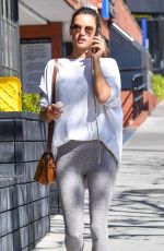ALESSANDRA AMBROSIO Arrives at Pilates Class in Los Angeles 02/11/2020