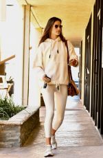 ALESSANDRA AMBROSIO Arrives at Pilates Studio in Los Angeles 02/20/2020