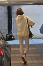 ALESSANDRA AMBROSIO Arrives at Pilates Studio in Los Angeles 02/20/2020