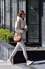 ALESSANDRA AMBROSIO Arrives at Pilates Studio in Los Angeles 02/20/2020