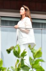 ALESSANDRA AMBROSIO at a Photoshoot on Her Hotel Balcony in Rio De Janeiro 02/27/2020