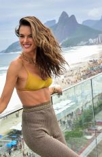 ALESSANDRA AMBROSIO at Carnaval Celebration Hosted by Gal Floripa in Rio De Janeiro 02/23/2020