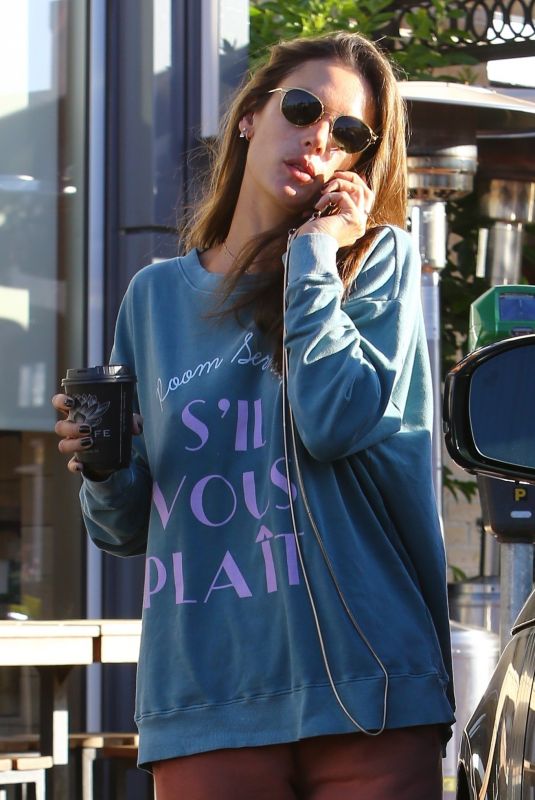 ALESSANDRA AMBROSIO at Sunlife Organics in Pacific Palisades 02/06/2020