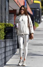 ALESSANDRA AMBROSIO Heading to Pilates Class in Los Angeles 02/20/2020