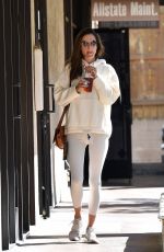 ALESSANDRA AMBROSIO Heading to Pilates Class in Los Angeles 02/20/2020