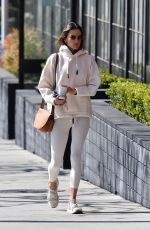 ALESSANDRA AMBROSIO Heading to Pilates Class in Los Angeles 02/20/2020