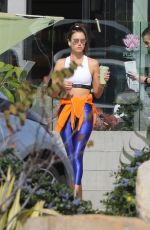 ALESSANDRA AMBROSIO Leaves Her Workout in Malibu 02/21/2020