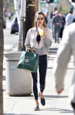 ALESSANDRA AMBROSIO Out in Santa Monica 02/05/2020