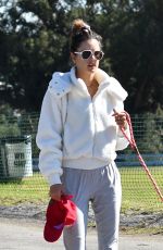 ALESSANDRA AMBROSIO Out with Her Dog in Pacific Palisades 02/06/2020