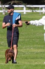 ALESSANDRA AMBROSIO Out with Her Dog in Pacific Palisades 02/06/2020