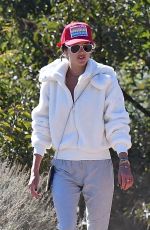 ALESSANDRA AMBROSIO Out with Her Dog in Pacific Palisades 02/06/2020