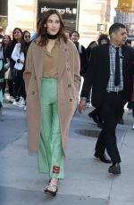 ALEXA CHUNG Arrives at Build Series in New York 02/03/2020