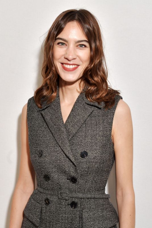 ALEXA CHUNG at Christian Dior Fashion Show in Paris 02/25/2020