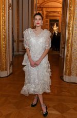 ALEXA CHUNG at Simone Rocha Fashion Show in London 02/16/2020
