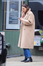 ALEXA CHUNG Out and About in New York 01/31/2020