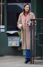 ALEXA CHUNG Out and About in New York 01/31/2020