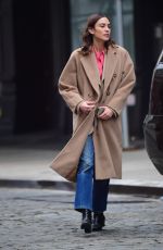ALEXA CHUNG Out and About in New York 01/31/2020
