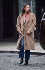 ALEXA CHUNG Out and About in New York 01/31/2020