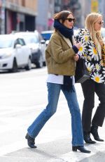 ALEXA CHUNG Out and About in New York 02/15/2020