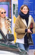 ALEXA CHUNG Out and About in New York 02/15/2020