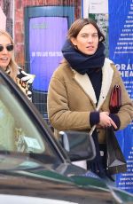 ALEXA CHUNG Out and About in New York 02/15/2020