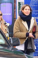 ALEXA CHUNG Out and About in New York 02/15/2020