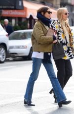 ALEXA CHUNG Out and About in New York 02/15/2020