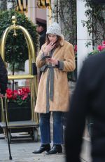 ALEXA CHUNG Out and About in Paris 02/27/2020