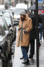ALEXA CHUNG Out and About in Paris 02/27/2020