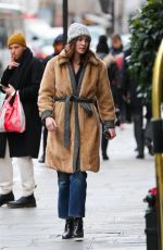 ALEXA CHUNG Out and About in Paris 02/27/2020