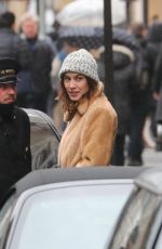 ALEXA CHUNG Out and About in Paris 02/27/2020