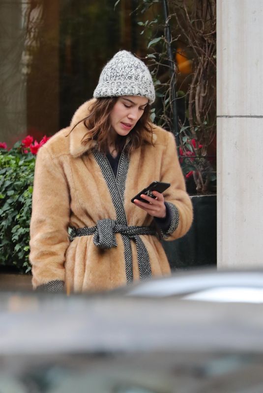 ALEXA CHUNG Out and About in Paris 02/27/2020