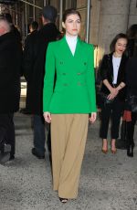ALEXANDRA DADDARIO at Michael Kors Fashion Show in New York 02/12/2020