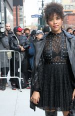 ALEXANDRA SHIPP Arrives at Longchamp Fashion Show in New York 02/08/2020