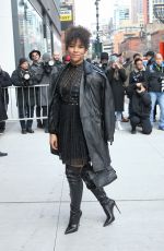 ALEXANDRA SHIPP Arrives at Longchamp Fashion Show in New York 02/08/2020