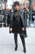 ALEXANDRA SHIPP Arrives at Longchamp Fashion Show in New York 02/08/2020