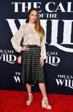 ALEXIS KNAPP at The Call of the Wild Premiere in Los Angeles 02/13/2020