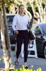 ALI LARTER Heading to a Gym in Los Angeles 02/04/2020