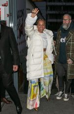 ALICIA KEYS Arrives at NRJ Radio in Paris 02/04/2020