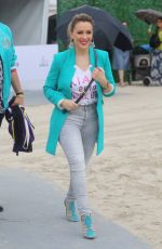 ALYSSA MILANO Arrives at Fanatics Pre-super Bowl Party in Miami 02/01/2020