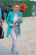 ALYSSA MILANO Arrives at Fanatics Pre-super Bowl Party in Miami 02/01/2020
