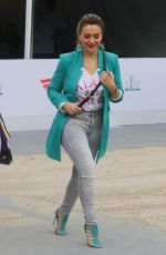 ALYSSA MILANO Arrives at Fanatics Pre-super Bowl Party in Miami 02/01/2020