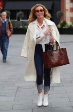 AMANDA HOLDEN Leaves Heart Radio in London 01/31/2020